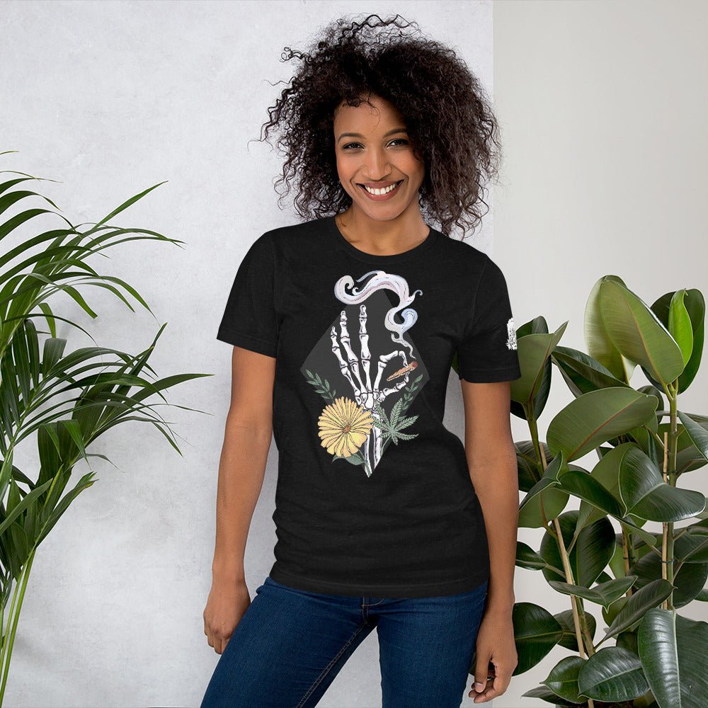 cannabis inspired Blunty Bones T-Shirt - Cannamood Apparel