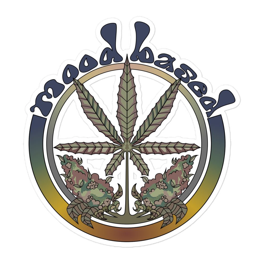 cannabis inspired Mood Based Vinyl Sticker - Cannamood Apparel